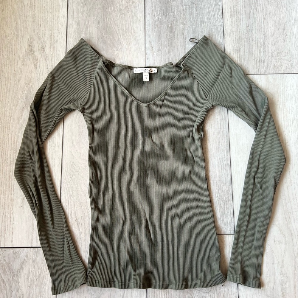 Express S Size Green Shirt